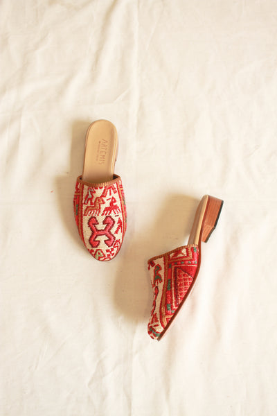 Artemis Woven Kilim Mules | 40