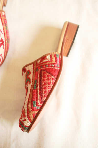 Artemis Woven Kilim Mules | 40