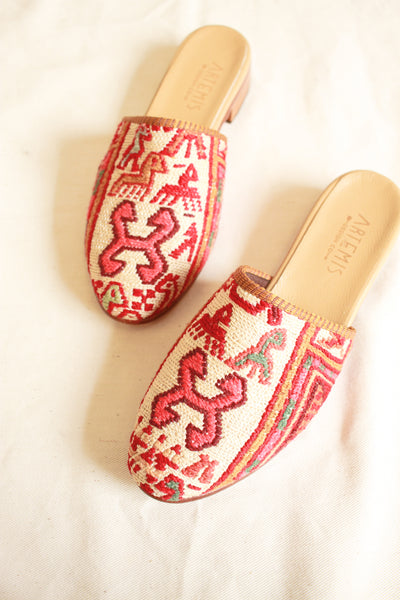 Artemis Woven Kilim Mules | 40