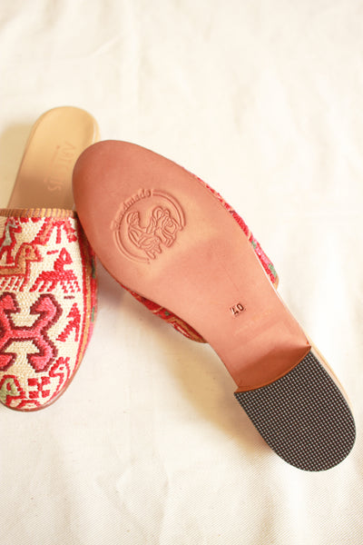 Artemis Woven Kilim Mules | 40