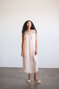 1920s pink dress Deco Satin and Tulle Ballerina Flapper Side zipper simplifies dressing Pink Chiffon 1920s Flapper Dress,