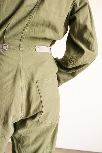 1970s Military Green Cotton Coveralls