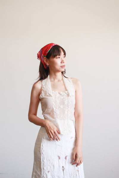 Antique Lace Dickie Blouse
