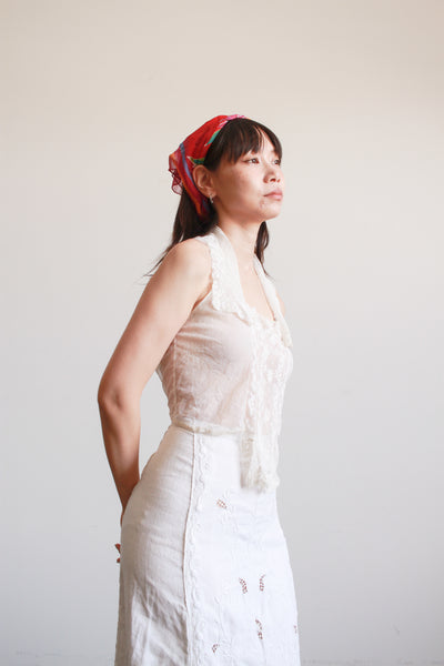 Antique Lace Dickie Blouse