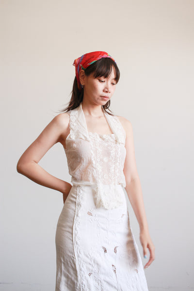 Antique Lace Dickie Blouse