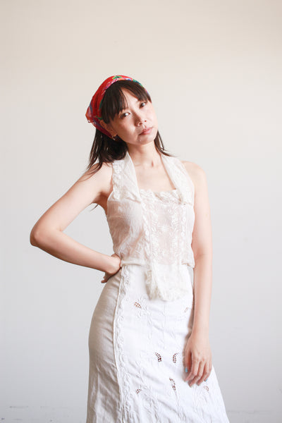 Antique Lace Dickie Blouse