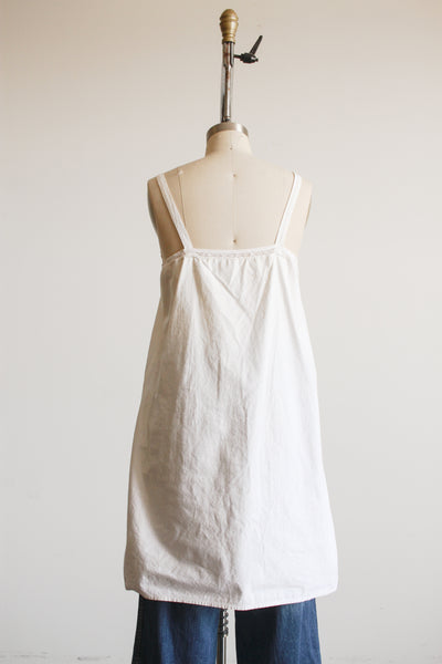 1910s White Crochet Camisole Nightgown