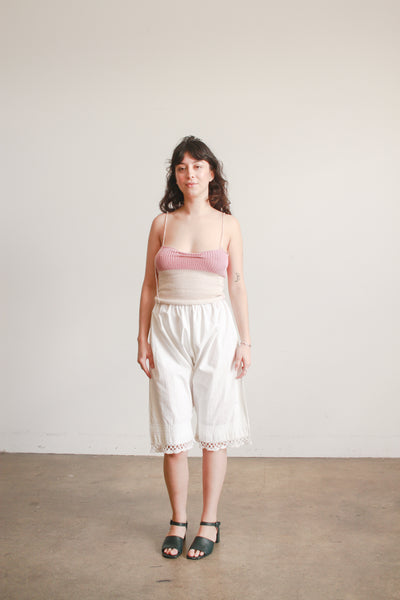 Victorian Antique White Cotton Bloomers