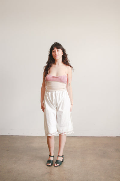 Victorian Antique White Cotton Bloomers