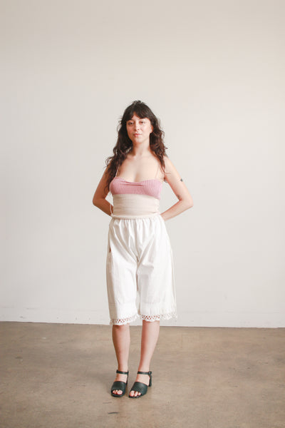 Victorian Antique White Cotton Bloomers