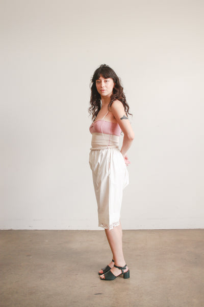 Victorian Antique White Cotton Bloomers