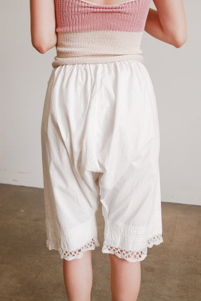 Victorian Antique White Cotton Bloomers