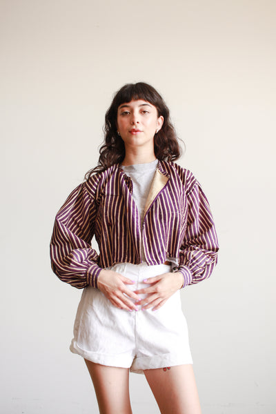 Antique Victorian Violet Striped Jacket