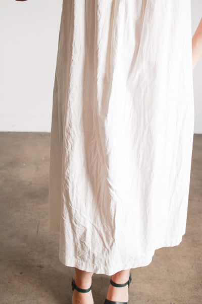 Antique White Crochet Trim Cotton Nightgown