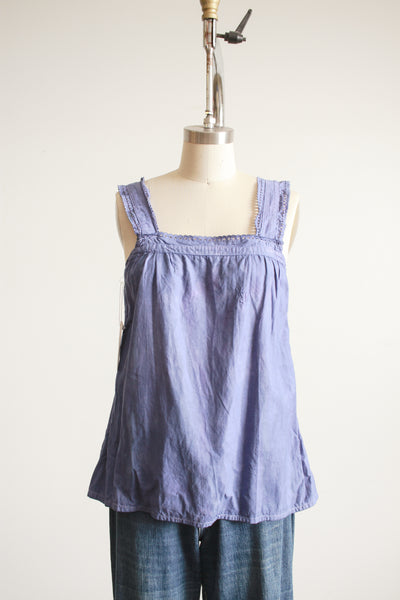 Antique Violet Overdyed Eyelet Camisole
