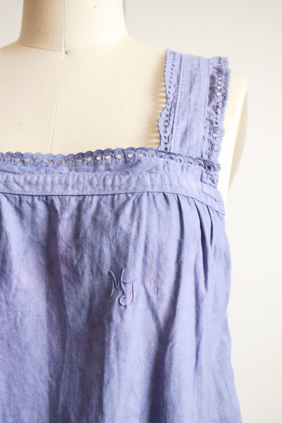 Antique Violet Overdyed Eyelet Camisole