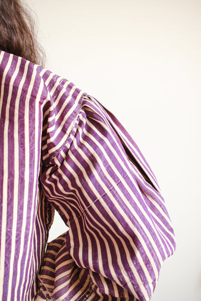 Antique Victorian Violet Striped Jacket