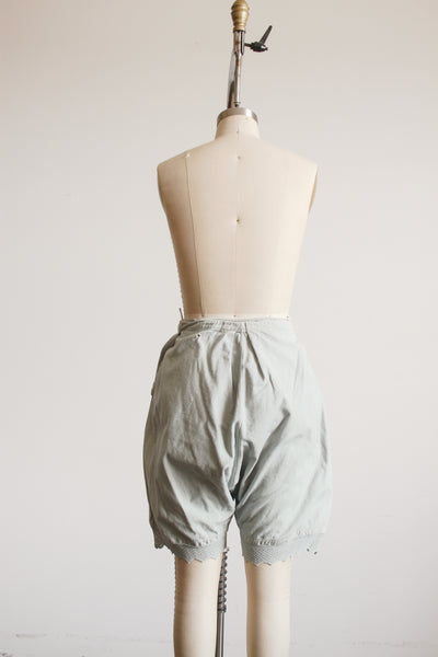 Antique Seaglass Dyed Cotton Twill Tie Bloomers