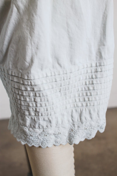 Antique Mint Dyed Cotton Bloomers