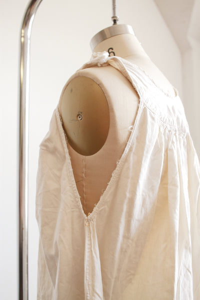 Antique White Eyelet Tent Dress M/L