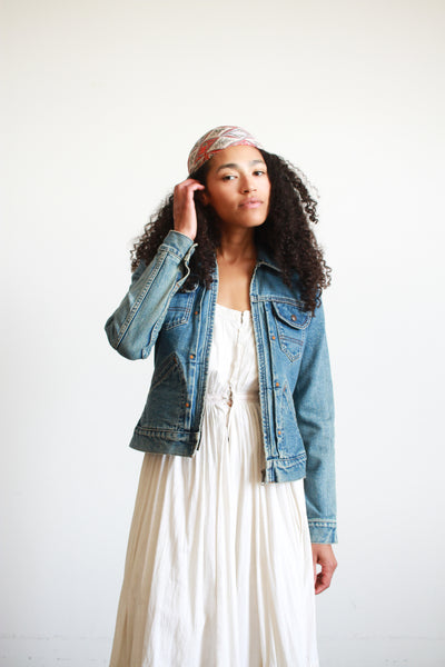 1990s Ralph Lauren Denim Fitted Jacket