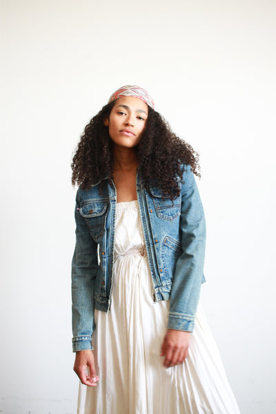 1990s Ralph Lauren Denim Fitted Jacket