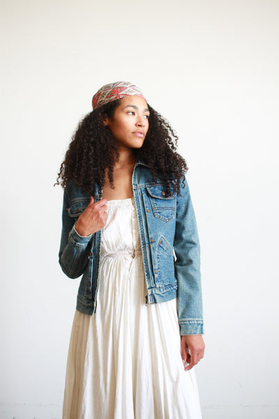 1990s Ralph Lauren Denim Fitted Jacket
