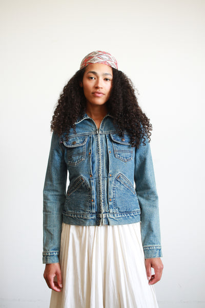 1990s Ralph Lauren Denim Fitted Jacket