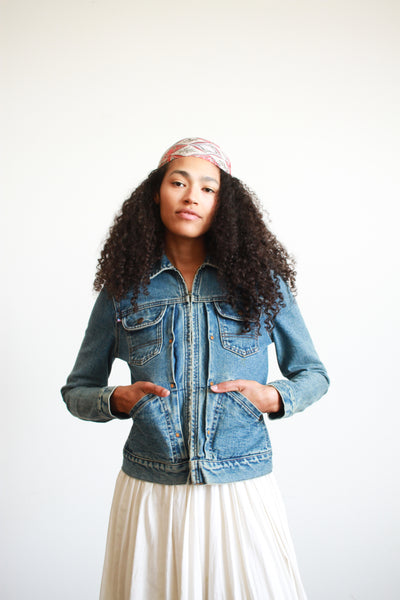 1990s Ralph Lauren Denim Fitted Jacket