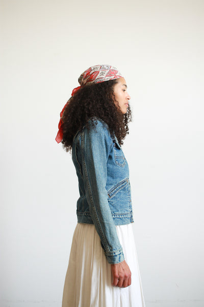 1990s Ralph Lauren Denim Fitted Jacket