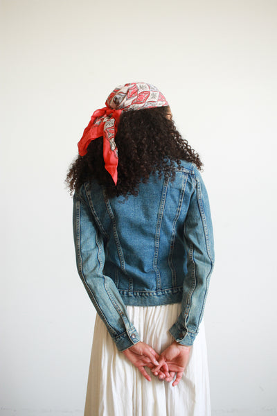 1990s Ralph Lauren Denim Fitted Jacket
