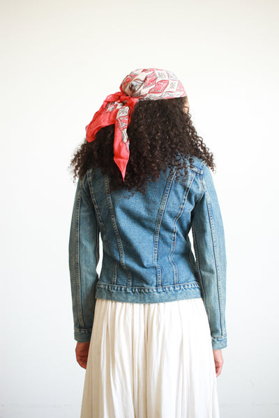 1990s Ralph Lauren Denim Fitted Jacket