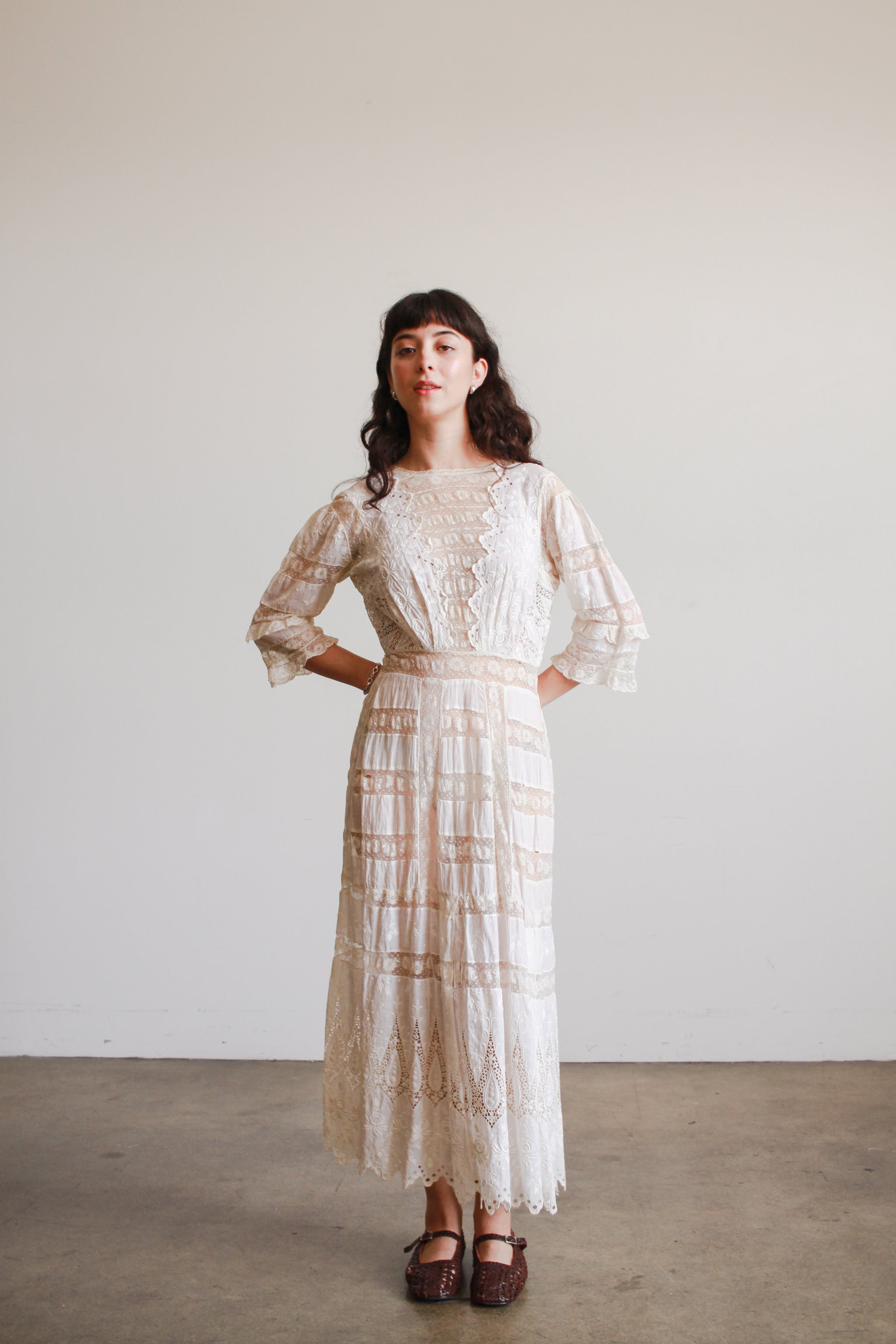 edwardian lace dresses Edwardian Net Lace Dress | S