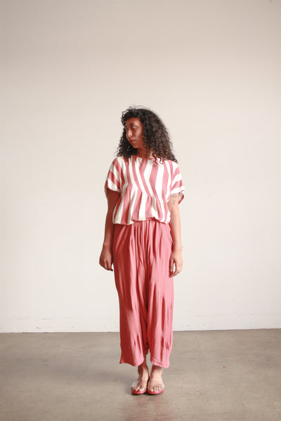 1980s Issey Miyake Salmon Knit Harem Pants