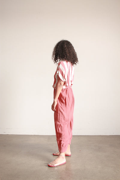 1980s Issey Miyake Salmon Knit Harem Pants