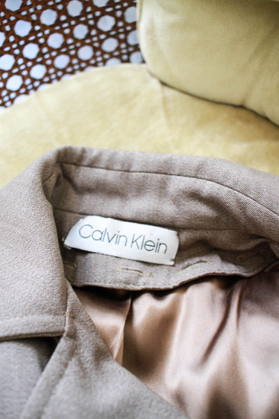 1990s Calvin Klein Oversized Trench Coat