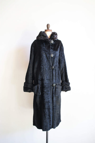 1920s Persian Lamb Full Length Coat