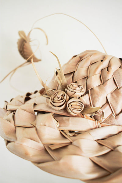 Natural Coconut Palms Hawaiian Woven Hat