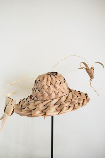 Natural Coconut Palms Hawaiian Woven Hat