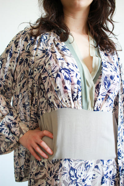 1920s Violet Medley Dress Set