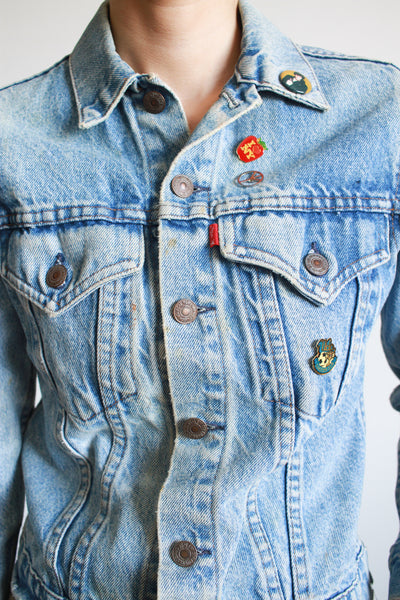 1980s Levis Lightwash Denim Jacket
