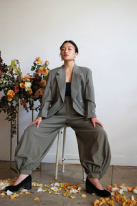 1980s Issey Miyake Grey Harem Suit