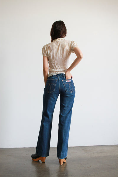 1970s Blue Denim Highwaist Mac Jeans