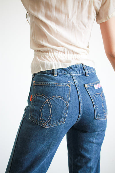 1970s Blue Denim Highwaist Mac Jeans