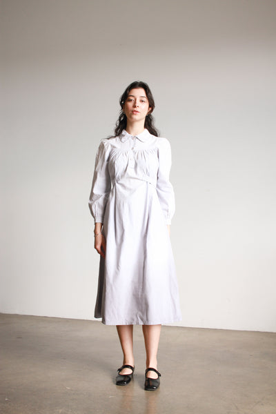 1960s French Cotton Dyed Smock Dress