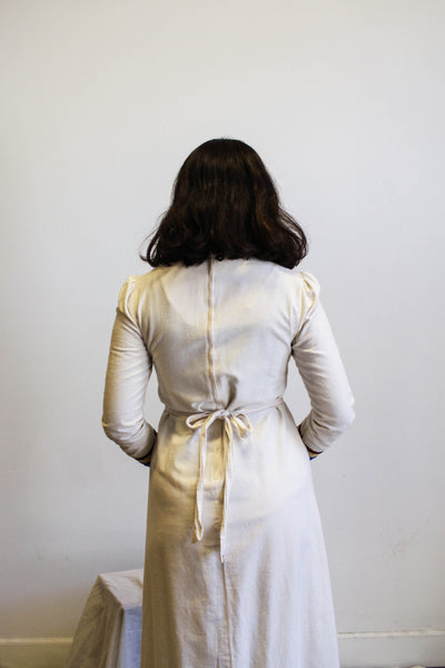 1960s Cotton Patchwork Praire Dress