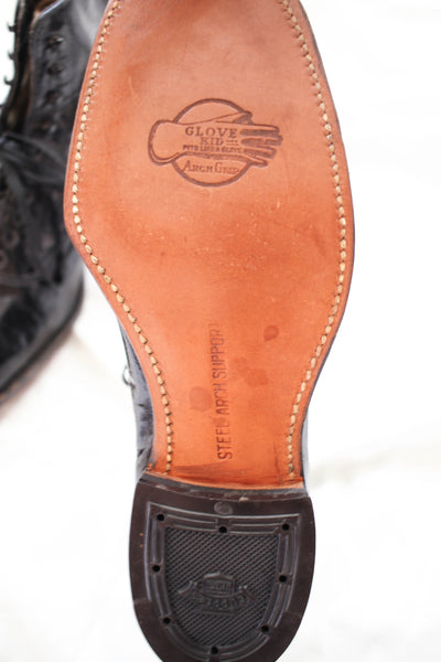 Victorian Deadstock Patent Leather Ankle Boots | 9-9.5