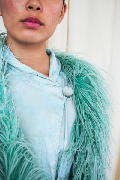 1920s Mint Ostrich Feathered Boa