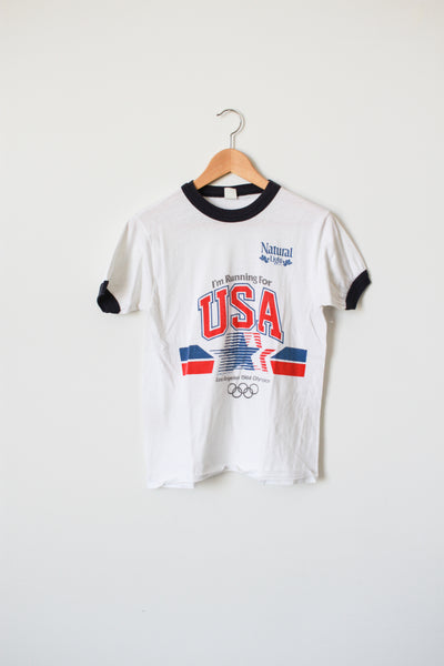 1980s Running for USA Cotton Tee