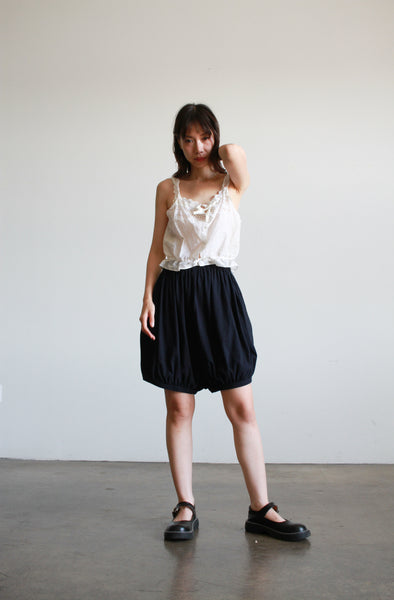 1990s Comme Des Garçons Black Cotton Bloomers